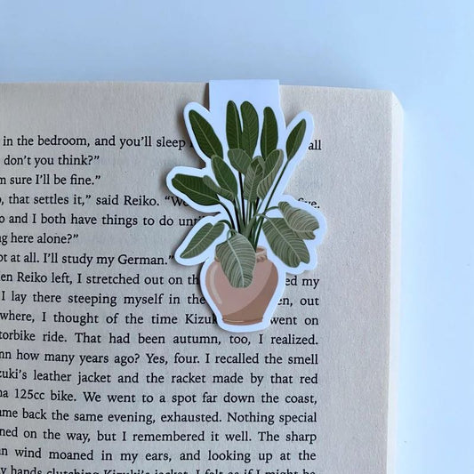 Magnetic Bookmark - Giant Bird of Paradise Bookmark Pressed by A. 